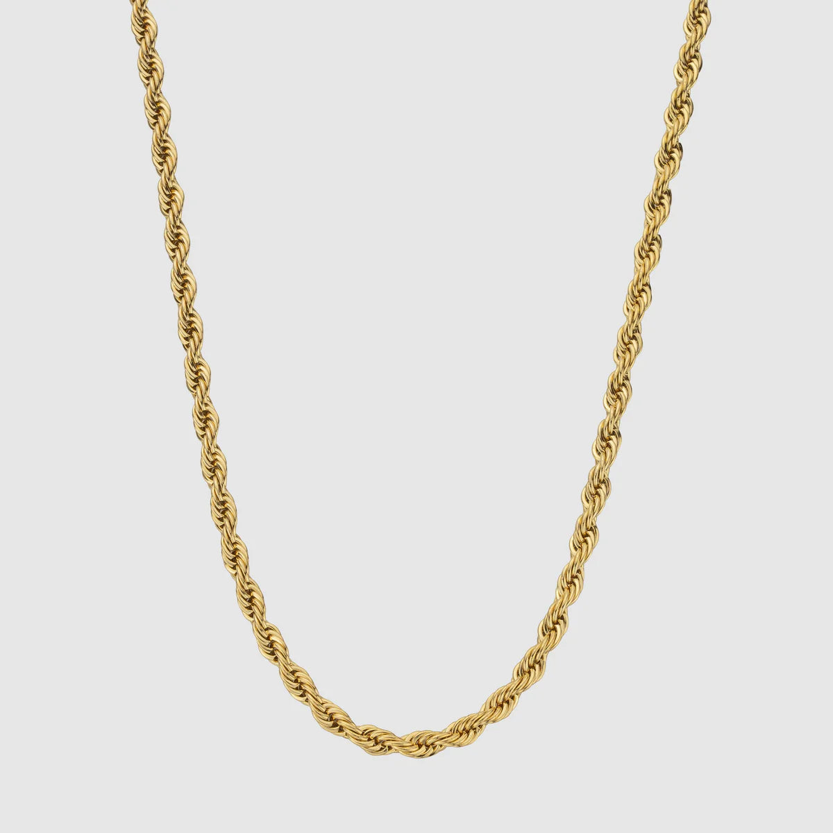 "Rope" Goudkleurige Ketting (5mm)