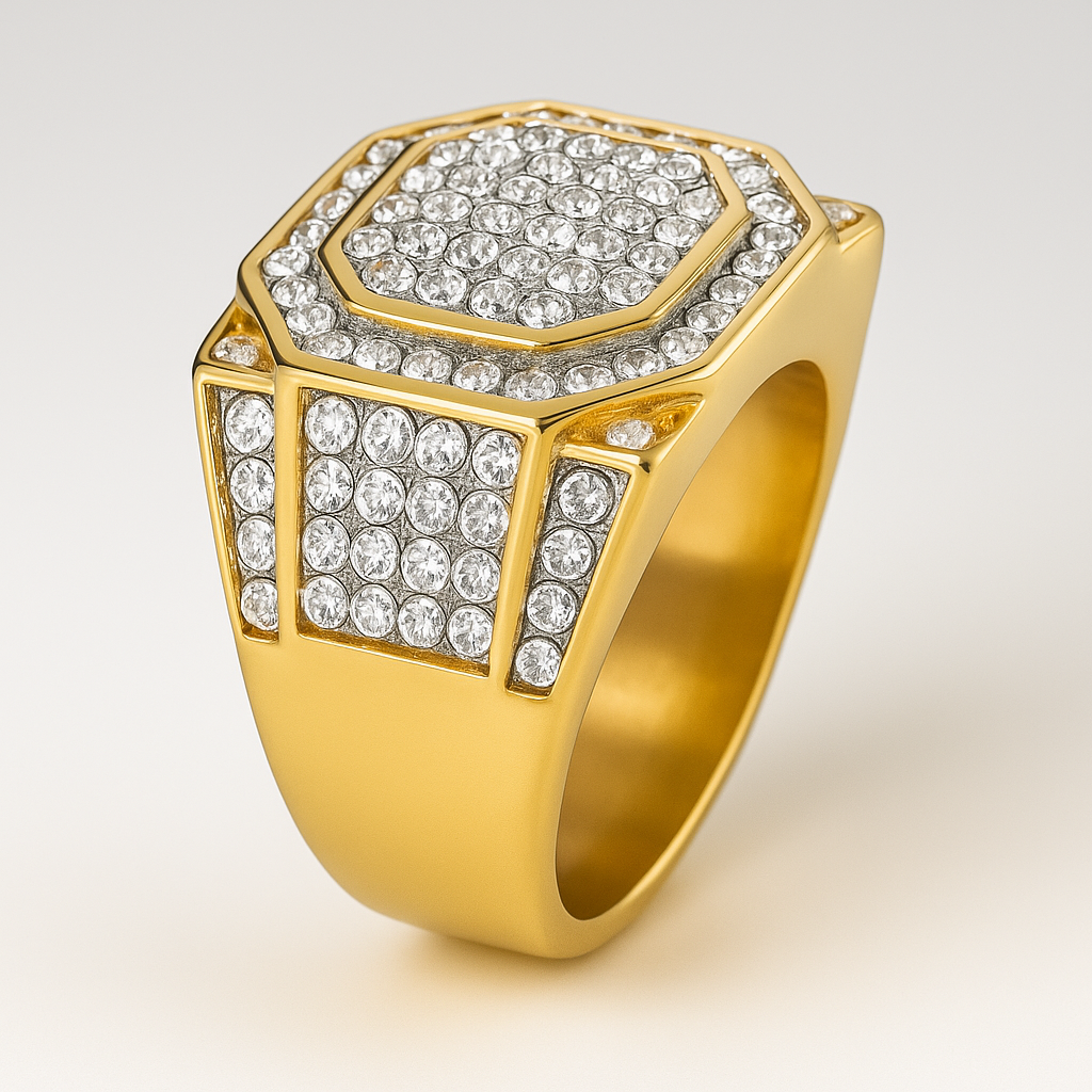 "Patron" Goudkleurige Ring