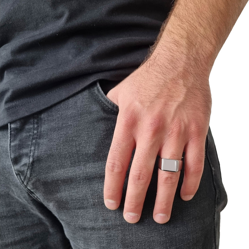 "Blanco" Zilveren Ring