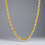 "Byzantine" Gouden Ketting (8mm)-AmerikaansGoud