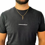 "Clean Cross" Gouden Hanger