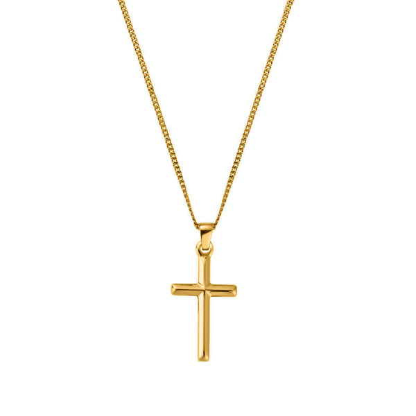 "Clean Cross" Gouden Hanger