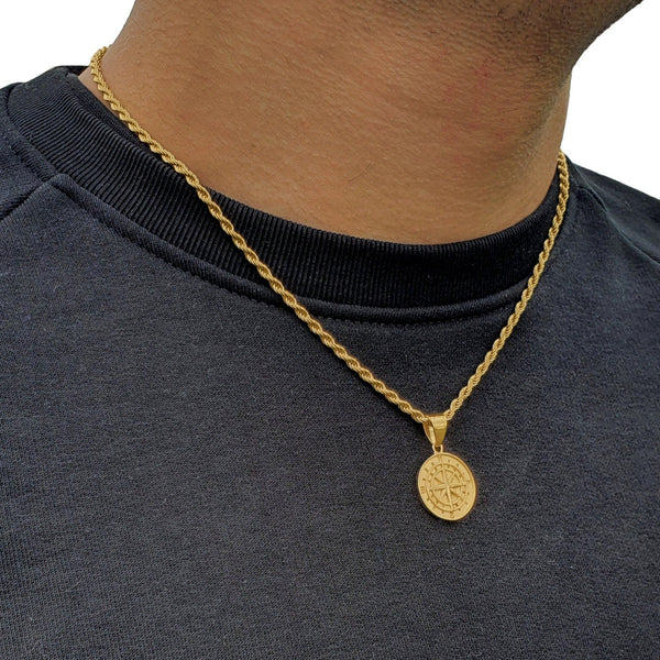 "Compass" Gouden Hanger
