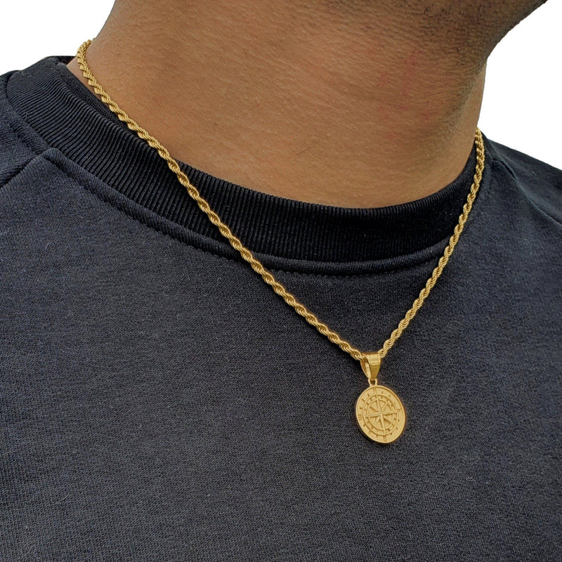 "Compass" Gouden Hanger