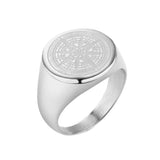 "Compass" Zilveren Ring