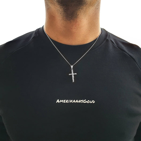 "Cross" Zilveren Hanger