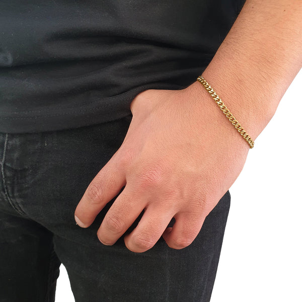 "Cuban" Gouden Armband (5mm)