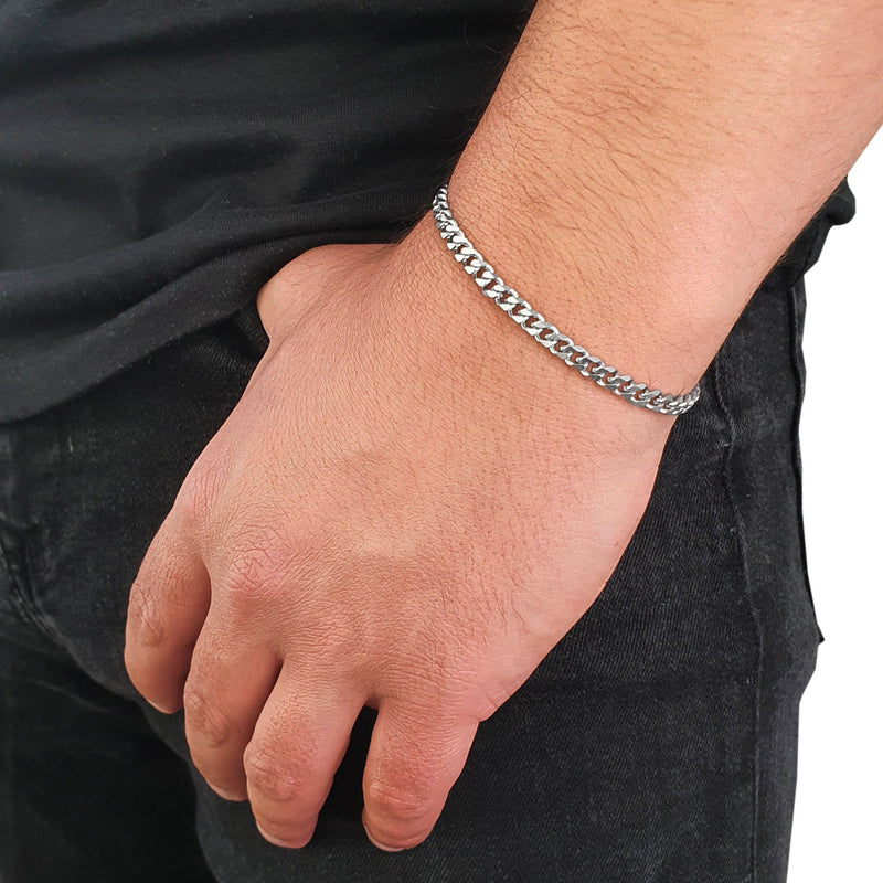 "Cuban" Zilveren Armband (5mm)