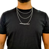 "Cuban" Zilveren Ketting (3mm)