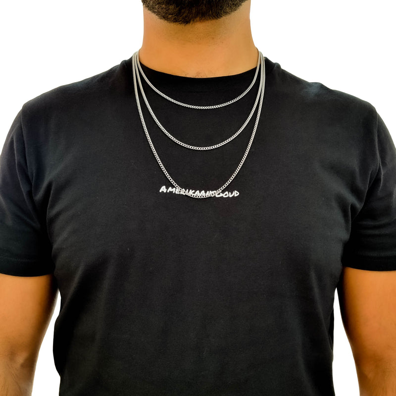"Cuban" Zilveren Ketting (3mm)