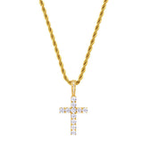 "Diamond Cross" Gouden Hanger
