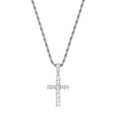 "Diamond Cross" Zilveren Hanger