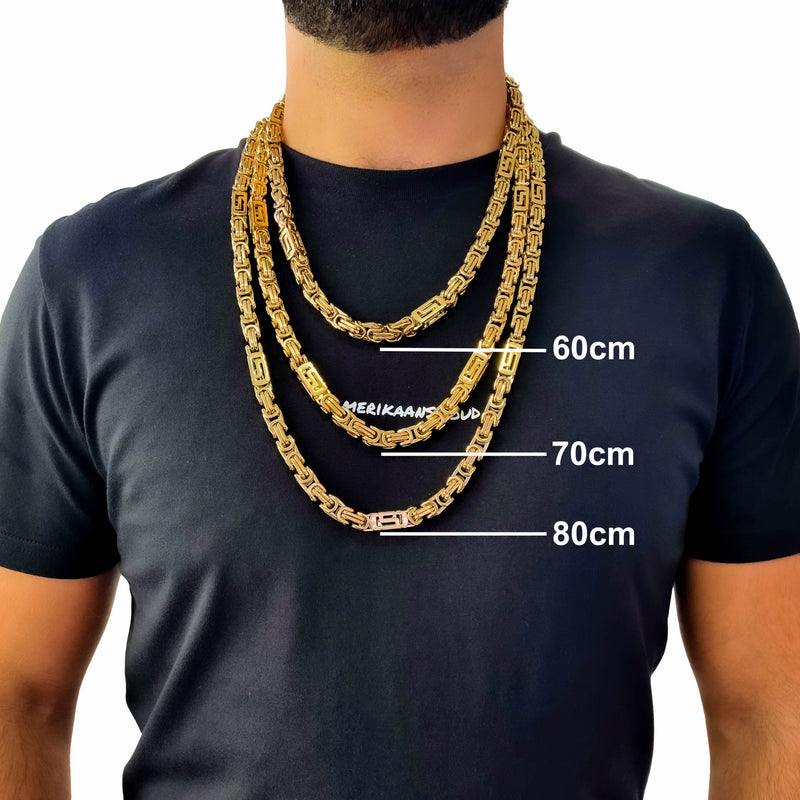 "El Chapo" Gouden Ketting (8mm)