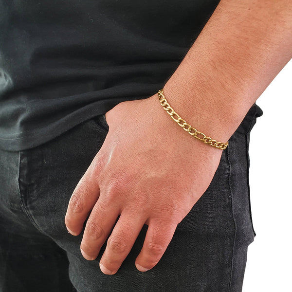 "Figaro" Gouden Armband (5mm)