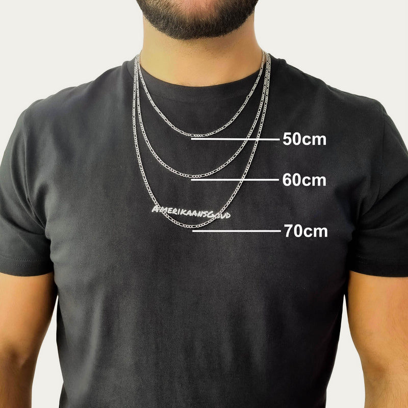 "Figaro" Zilveren Ketting (3mm)
