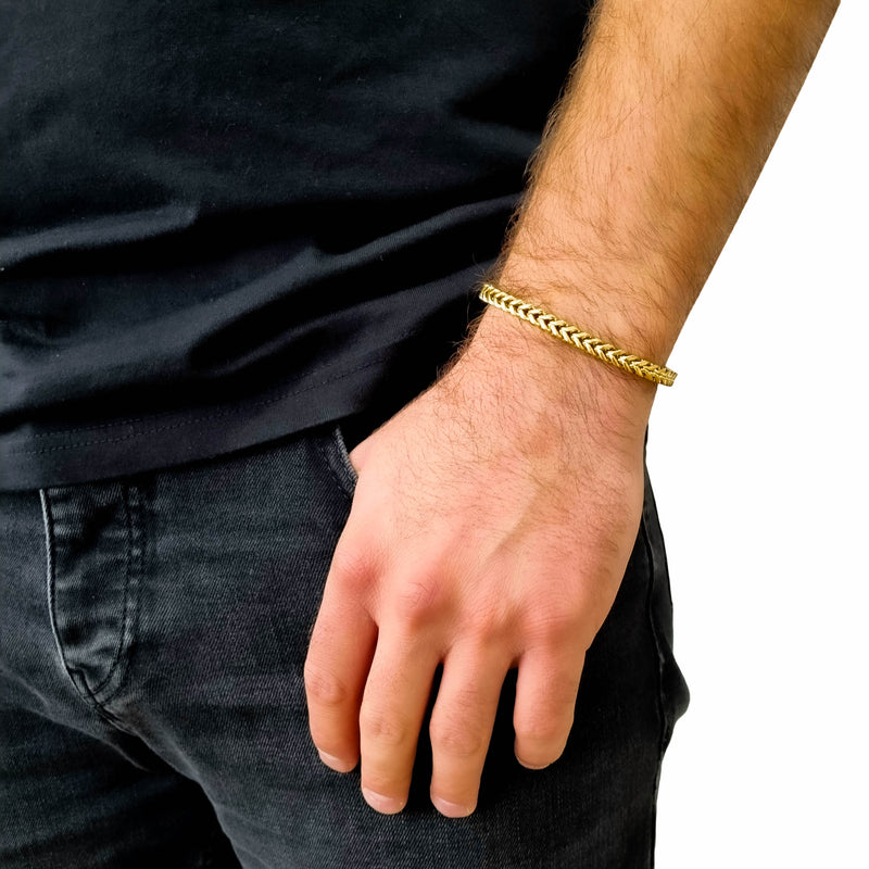 "Franco" Gouden Armband (5mm)