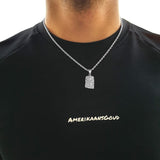 "Jesus Piece" Zilveren Hanger