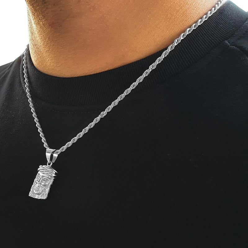 "Jesus Piece" Zilveren Hanger