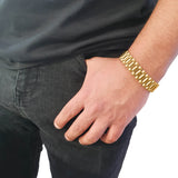 "Presidento" Gouden Armband (15mm)