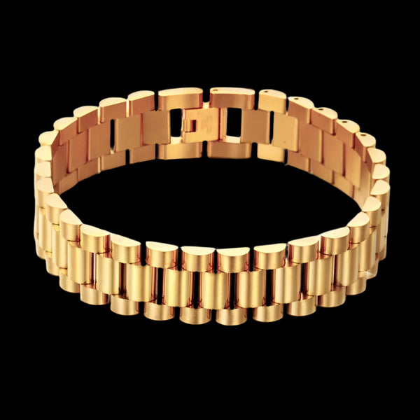 "Presidento" Gouden Armband + Ring