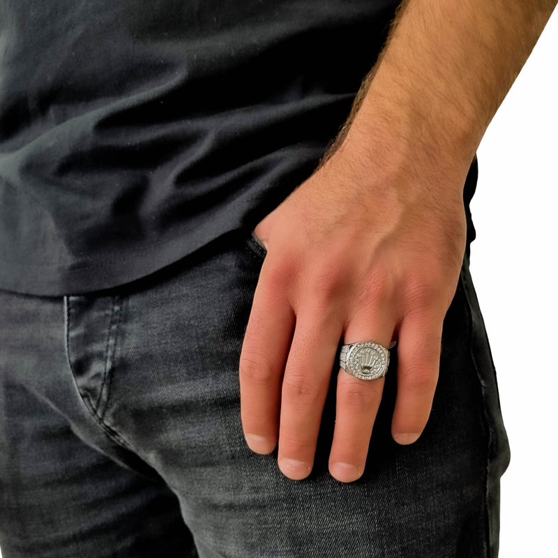 "Relax" Zilveren Ring