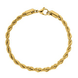 "Rope" Gouden Armband (5mm)-AmerikaansGoud