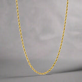 "Rope" Gouden Ketting (3mm)