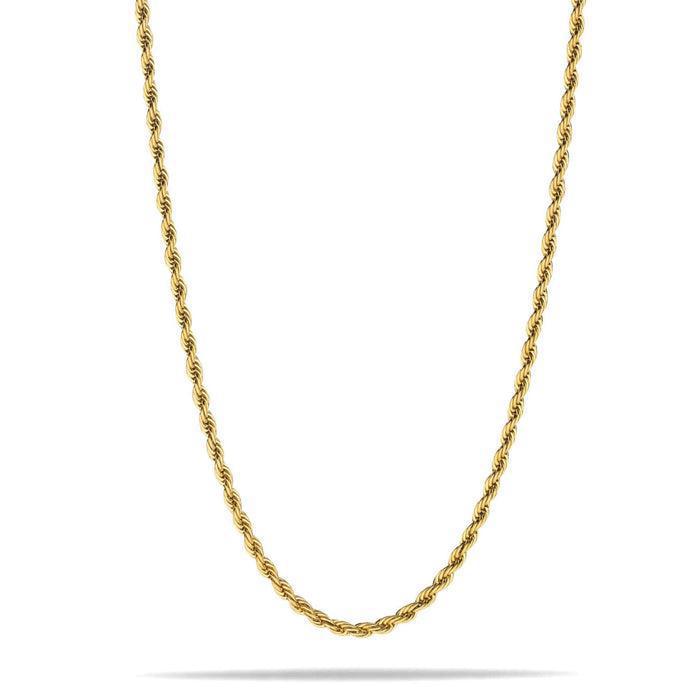 "Rope" Gouden Ketting (3mm)