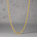 "Rope" Gouden Ketting (5mm)