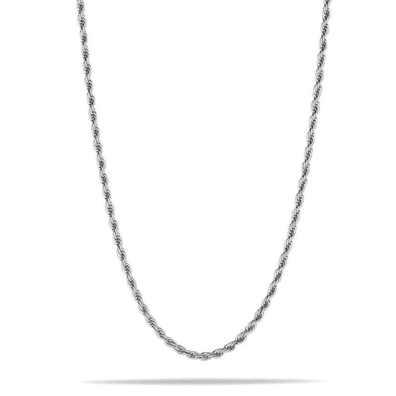 "Rope" Zilveren Ketting (3mm)