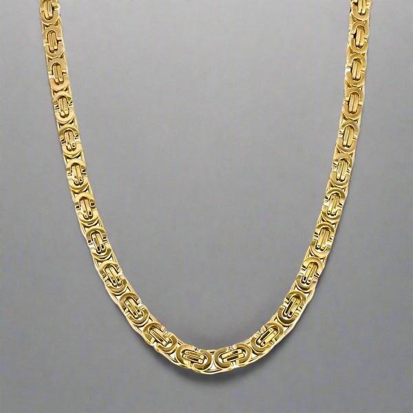 "Scylla" Gouden Ketting (8mm)-AmerikaansGoud