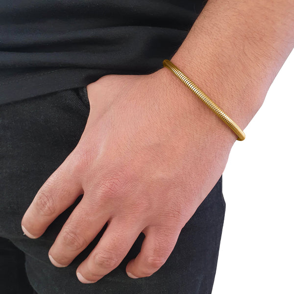 "Snake" Gouden Armband (4mm)