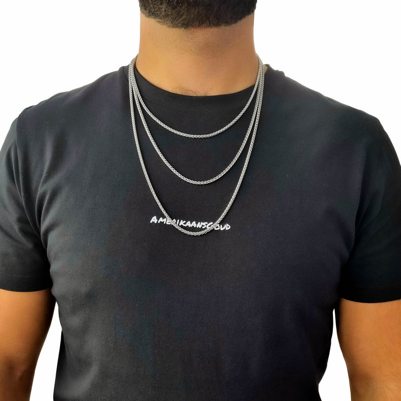 "Wheat" Zilveren Ketting (3mm)