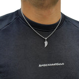 "Wing" Zilveren Hanger